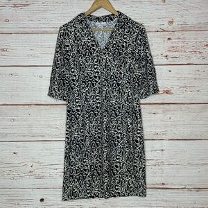 Jude Connally Megan Dress Black/White Sz M